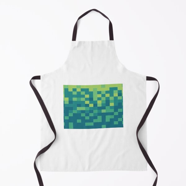 Item preview, Ombre Green Pixel designed and sold by ShelleLau.