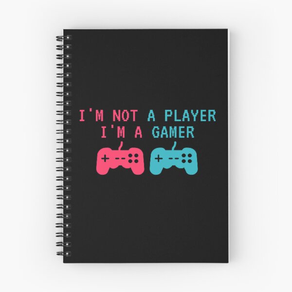Item preview, I'm not a player I'm a gamer designed and sold by DreamBigShirts.