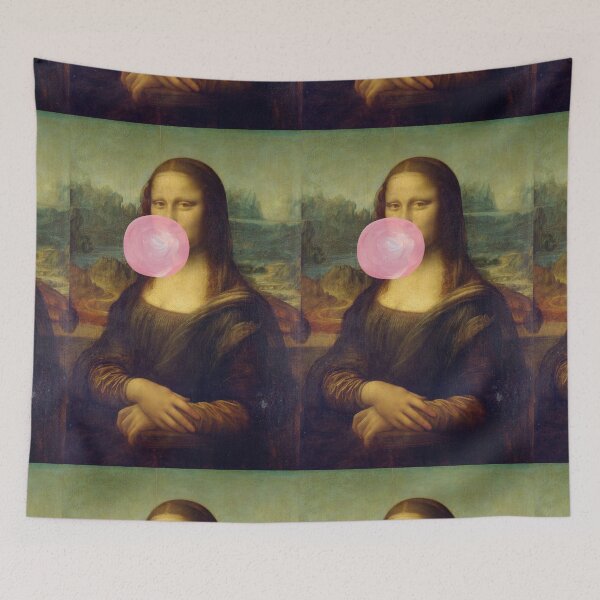 Item preview, Mona Lisa (with gum) designed and sold by CastlesClassics.