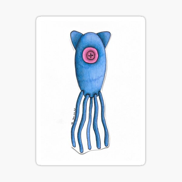 Item preview, Coraline Squid designed and sold by Nala Faulkner.