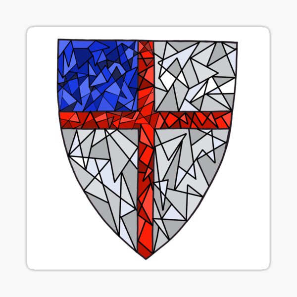 Item preview, Episcopal Shield Geometric designed and sold by Mallory Watkins.