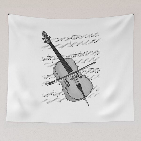 Item preview, Cello Music Notation Cellist String Musician designed and sold by doodlerob.