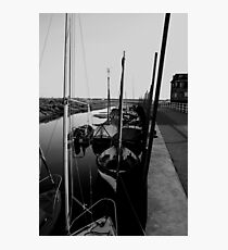 Blakeney Harbour in B&W Photographic Print