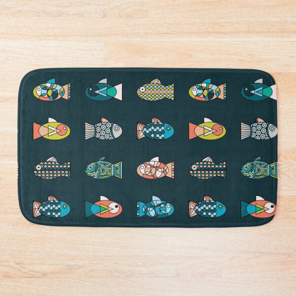 Item preview, Just Keep Swimming Dark Fish designed and sold by bethmcmillian.
