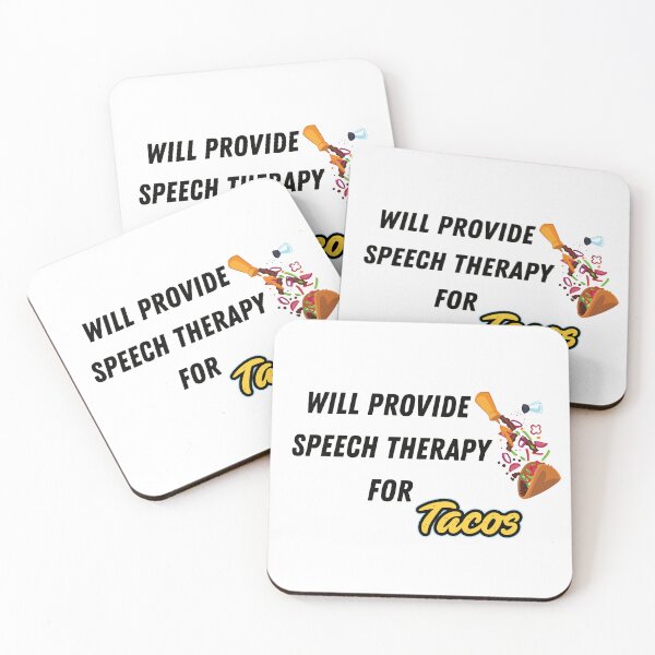 Item preview, will provide speech therapy for tacos T-shirt designed and sold by ikiim-boutique ⭐⭐⭐⭐⭐.