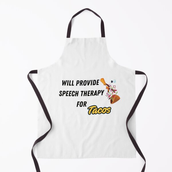 Item preview, will provide speech therapy for tacos T-shirt designed and sold by ikiim-boutique ⭐⭐⭐⭐⭐.