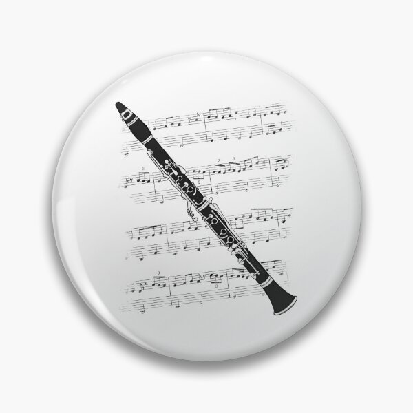 Item preview, Clarinet Music Notation Clarinetist Woodwind Musician designed and sold by doodlerob.