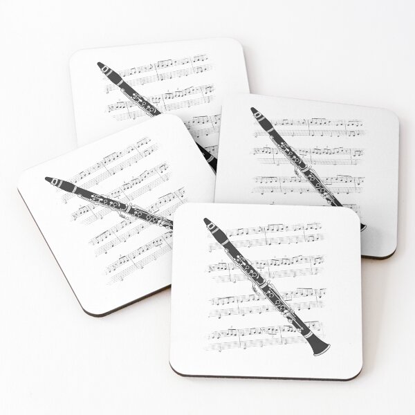 Item preview, Clarinet Music Notation Clarinetist Woodwind Musician designed and sold by doodlerob.