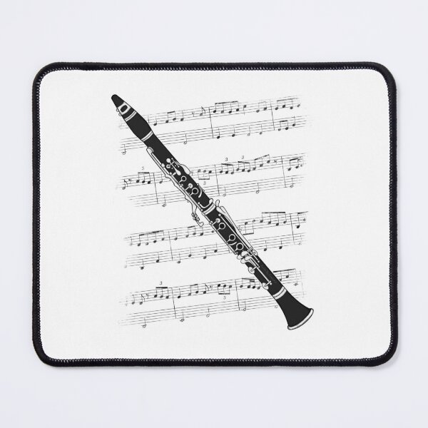 Item preview, Clarinet Music Notation Clarinetist Woodwind Musician designed and sold by doodlerob.
