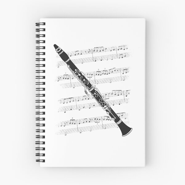 Item preview, Clarinet Music Notation Clarinetist Woodwind Musician designed and sold by doodlerob.