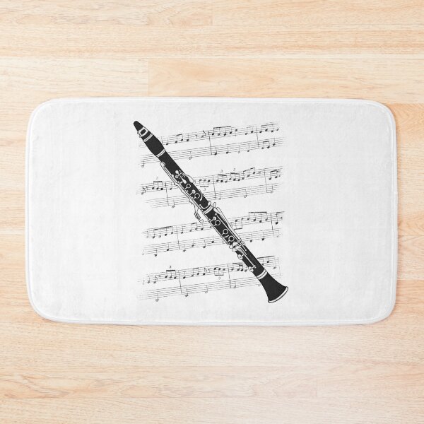 Item preview, Clarinet Music Notation Clarinetist Woodwind Musician designed and sold by doodlerob.