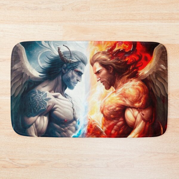 Item preview, God and Lucifer designed and sold by MoonDesinso.