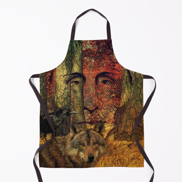 Item preview, "Four Trees" Digital Collage Art designed and sold by Raven’s Wing Studio.