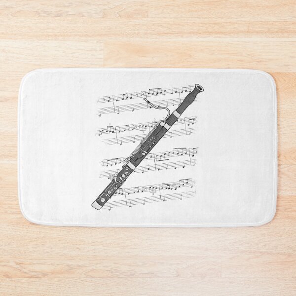 Item preview, Bassoon Music Notation Bassoonist Woodwind Musician designed and sold by doodlerob.