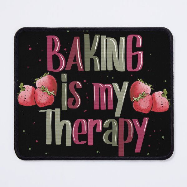Item preview, Baking Therapy with Watercolor Strawberries designed and sold by CharlieCreates.