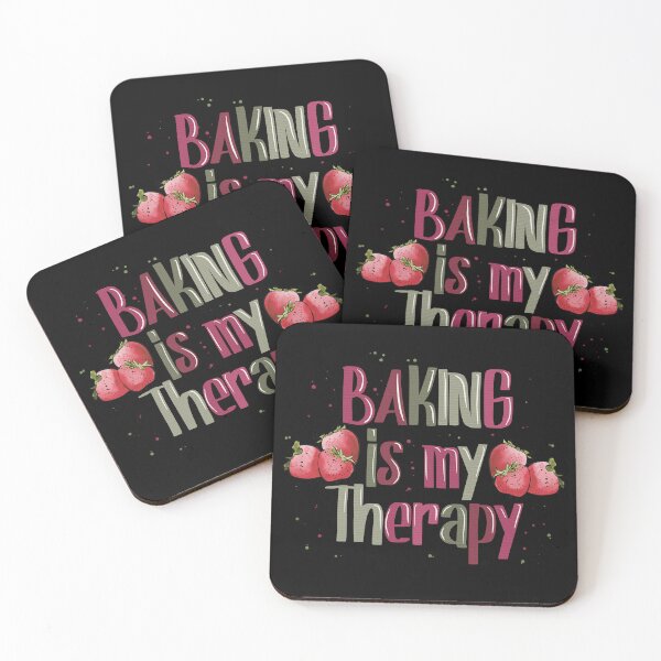 Item preview, Baking Therapy with Watercolor Strawberries designed and sold by CharlieCreates.