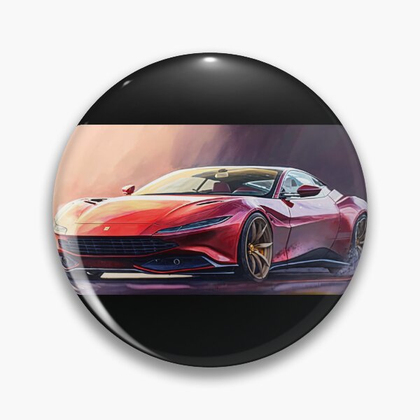 Artikelvorschau, Illustration von Ferrari Roma entworfen und verkauft von blackdogshop.