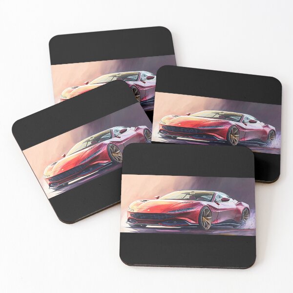 Item preview, Illustration of Ferrari Roma designed and sold by blackdogshop.
