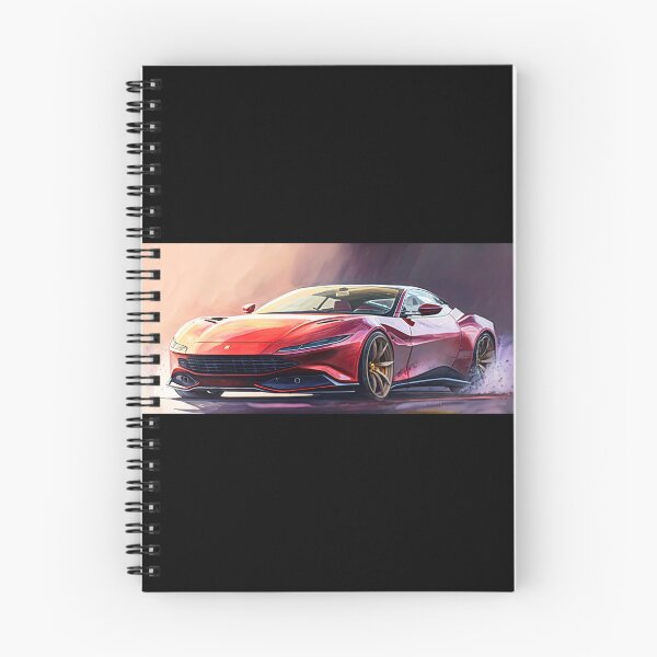 Artikelvorschau, Illustration von Ferrari Roma entworfen und verkauft von blackdogshop.