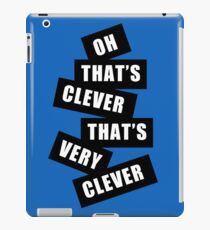 "Clever" iPad Case/Skin