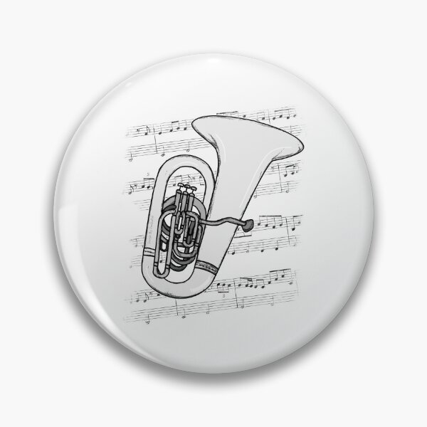 Item preview, Tuba Music Notation Tubaist Brass Musician designed and sold by doodlerob.
