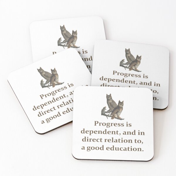 Item preview, Progress Is Dependent - Education Quote   designed and sold by CrankyOldDude.