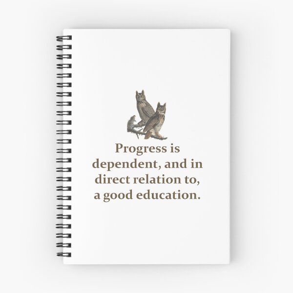 Item preview, Progress Is Dependent - Education Quote   designed and sold by CrankyOldDude.