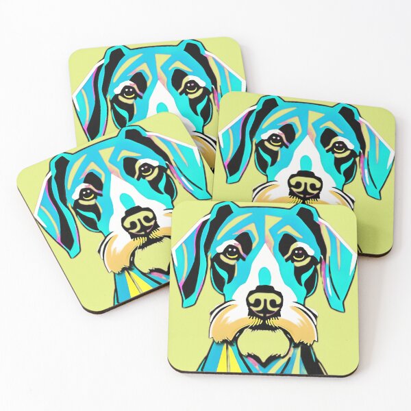 Item preview, Schnauzer Splendor: A Pop Artwork That Wows designed and sold by DoggyDevotion.