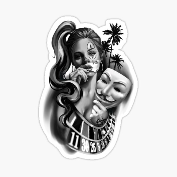 Chicano Tattoo Stickers for Sale