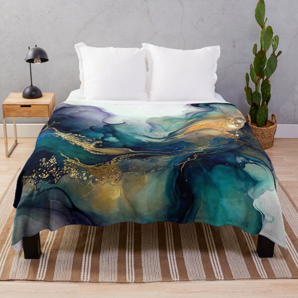 Item preview, Garden of Enchantment - Abstract Alcohol Ink Art designed and sold by inkvestor.