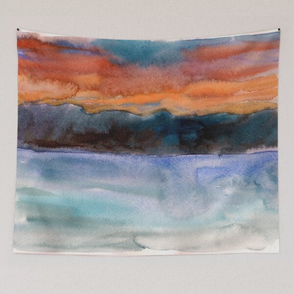 Item preview, Sunset landscape designed and sold by AgniArt.