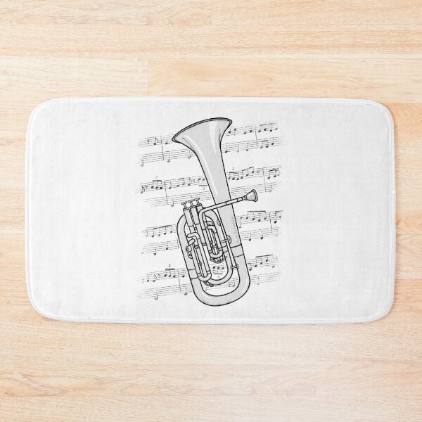 Item preview, Tenor Horn Music Notation Hornist Brass Musician designed and sold by doodlerob.