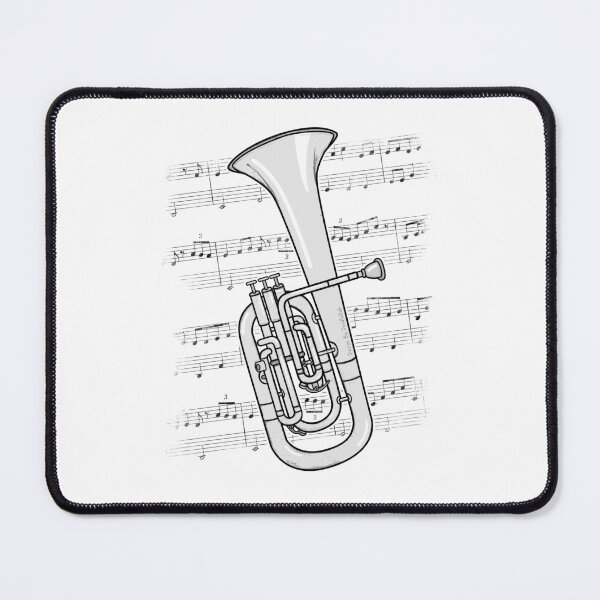 Item preview, Tenor Horn Music Notation Hornist Brass Musician designed and sold by doodlerob.