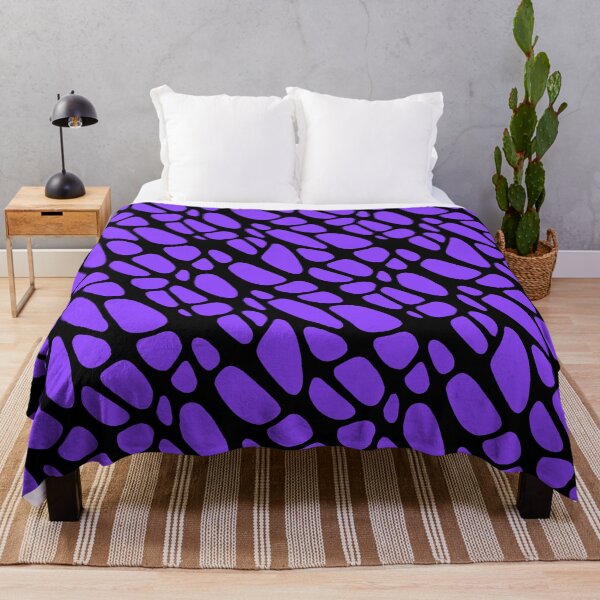 Item preview, Abstract Purple And Black Organic Skin Repeating Pattern designed and sold by TMBTM.