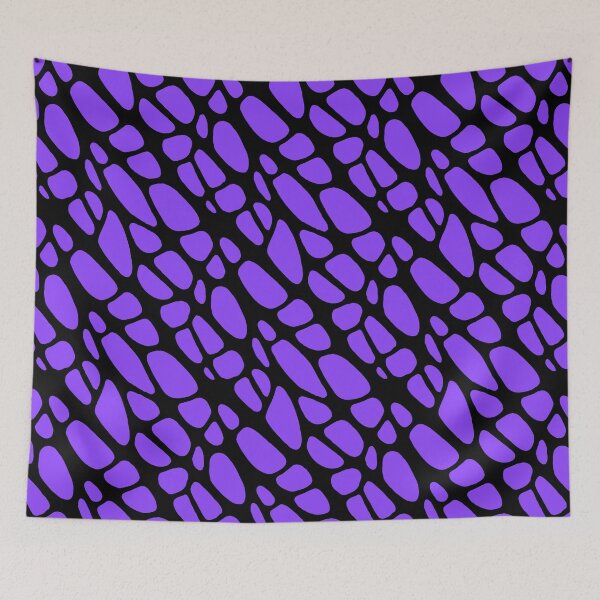 Item preview, Abstract Purple And Black Organic Skin Repeating Pattern designed and sold by TMBTM.