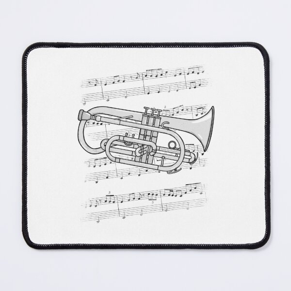 Item preview, Cornet Player Music Notation Cornetist Brass Musician designed and sold by doodlerob.