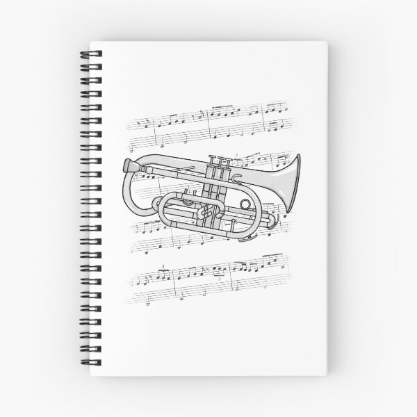 Item preview, Cornet Player Music Notation Cornetist Brass Musician designed and sold by doodlerob.