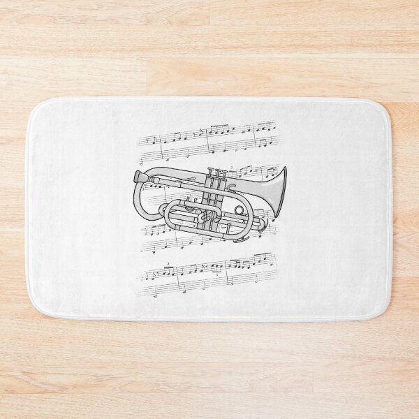 Item preview, Cornet Player Music Notation Cornetist Brass Musician designed and sold by doodlerob.