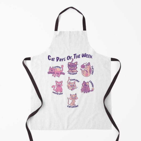 Item preview, Cat Days of the Week designed and sold by JIMBOT-JIMBOT.