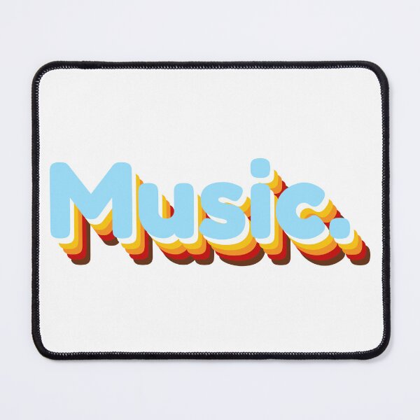 Item preview, Music. retro text design designed and sold by wondertree.