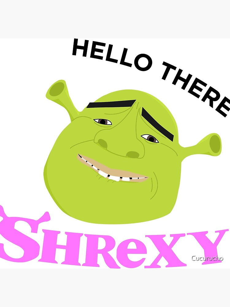 shrek meme | Art Board Print