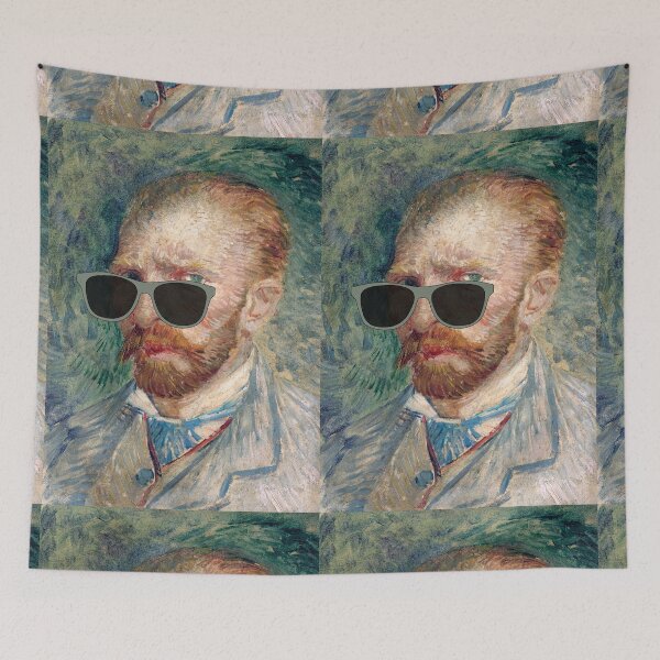 Artikelvorschau, Vincent Van Gogh (mit Sonnenbrille) entworfen und verkauft von CastlesClassics.