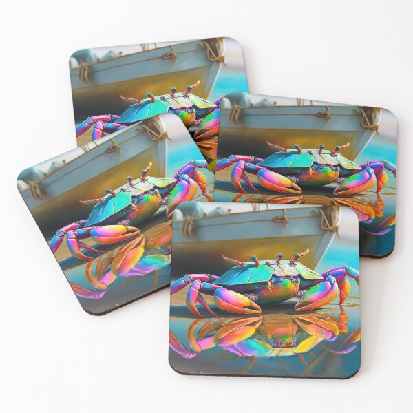 Item preview, Key West Crab and Boat designed and sold by MichellesMedArt.