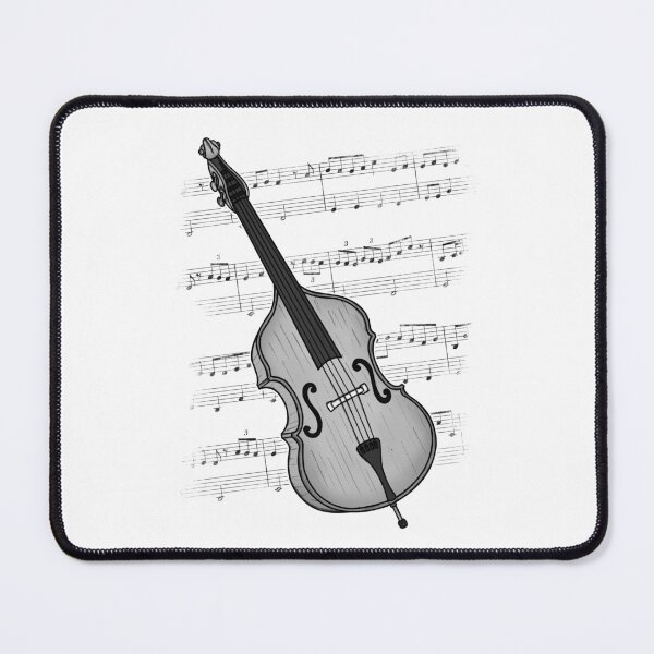 Item preview, Double Bass Music Notation Bassist String Musician designed and sold by doodlerob.