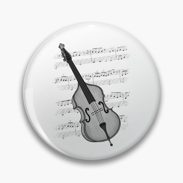 Item preview, Double Bass Music Notation Bassist String Musician designed and sold by doodlerob.