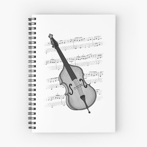Item preview, Double Bass Music Notation Bassist String Musician designed and sold by doodlerob.