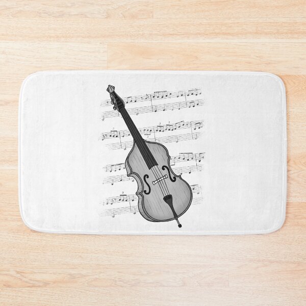 Item preview, Double Bass Music Notation Bassist String Musician designed and sold by doodlerob.