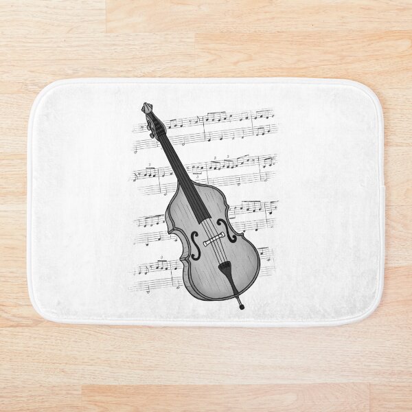 Artikelvorschau, Kontrabass-Notation, Bassist, Streicher entworfen und verkauft von doodlerob.