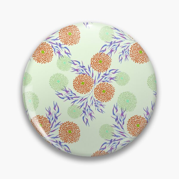 Item preview, Zinnia Flower - LightGreen designed and sold by JaselviiStudio.