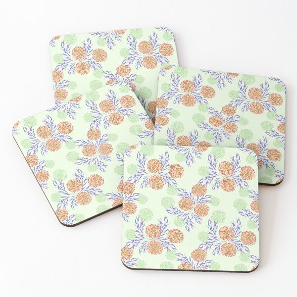 Item preview, Zinnia Flower - LightGreen designed and sold by JaselviiStudio.
